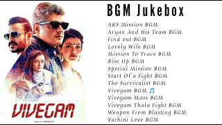 Vivegam  BGM Jukebox  Original Sound Track  Music by Anirudh Ravichander [upl. by Okeim318]