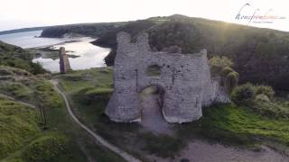 Swansea Bay Mumbles and Gower from the Air [upl. by Navar]