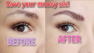 DIY Eyebrow Lamination UNDER 20 [upl. by Sined787]