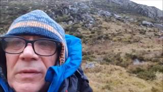 Tryfan from Idwal Cottage via Far South Peak in The Ogwen valley Feb 2018 [upl. by Nodlehs939]