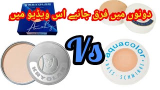 DRY PANCAKE VS AQUA PANCAKE  Difference  How To Apply Pancake  Kryolan Base Makeup Tutorial [upl. by Ilyse]