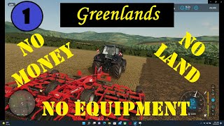 Farming Simulator 22 Greenlands Survival Gameplay series Episode 1 EP 1 No Money No Land No Chance [upl. by Enyaw405]