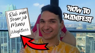 How to Manifest your DREAM ManCareerLife Manifestation 101 Guide [upl. by Ahsitneuq294]