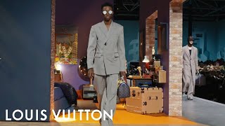 Mens FallWinter 2023 Show with Live Performance by Rosalía  LOUIS VUITTON [upl. by Nyladnewg911]