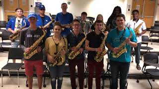 Univ of Kentucky Saxophone Studio use Key Leaves products to prevent sticky G [upl. by Winn]