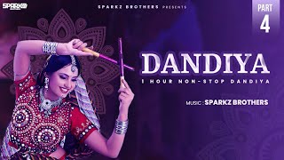 Dandiya  4  SparkZ Brothers  1 Hours NonStop Romantic Dandiya  Garba Song  Navratri 2024 [upl. by Noinatrad71]