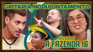 🐔AFazenda16 Treta e barraco Sacha é acusado de gritar com Flora se afasta e grupão vai pra cima [upl. by Hcnarb855]