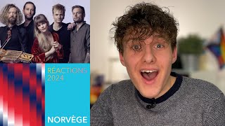 Gåte  quotUlvehamquot  Norvège 🇳🇴  Eurovision 2024  Réactions [upl. by Krystin]