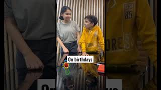 Birthdays vs Other Days ft Piyush Joshi and Nanu  Salonayyy  Saloni Gaur [upl. by Wendy140]