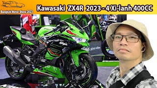 Khám phá Kawasaki Ninja ZX4R 2023  Môtô 400cc 4 xilanh độc nhất thế giới hiện tại [upl. by Fronnia]