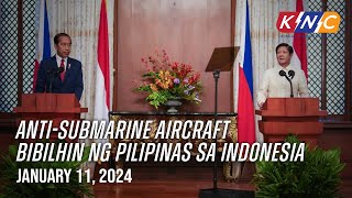 Antisubmarine aircraft bibilhin ng Pilipinas sa Indonesia  Kidlat News Update Jan 11 2024 4PM [upl. by Nerua866]