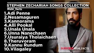 Stephen Zechariah songs collection Stephen Zechariah ft Srinisha Jayaseelan Tamil love songs [upl. by Lerret]