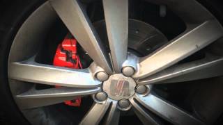 Halfords Red Brake Caliper Paint review [upl. by Sucramat324]