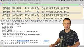 Analyzing ARP Requests and Responses using Wireshark [upl. by Manson667]