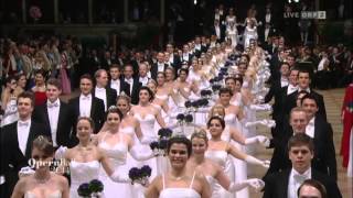 Polonaise debutants Opera Ball 2014 in Vienna [upl. by Inattyrb]