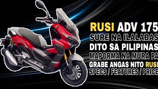 RUSI ADV 175CC SURE NA ILALABAS  GRABE ANG GANDA NITO  PANALO MURA NA MAPORMA PA  SPECS FEATURES [upl. by Anillehs259]