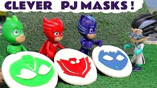 Rescue Stories with Clever PJ Masks Toys [upl. by Schuman]