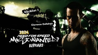 Blacklist 1 Clarence Callahan  Razor  NFS MW REMASTERED 2024  Need For Speed Most Wanted Gameplay [upl. by Art]