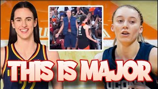 🚨 Paige Bueckers Going VIRAL After Meeting With Caitlin Clark At WNBA All Star Game ‼️ [upl. by Akinar]