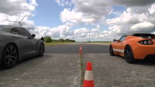 Road trip and drag race with the Tesla Roadster Sport [upl. by Allehc]