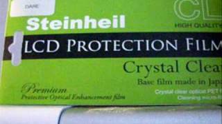 Steinheil LCD Protection Film for LG Dare Review [upl. by Anohr798]