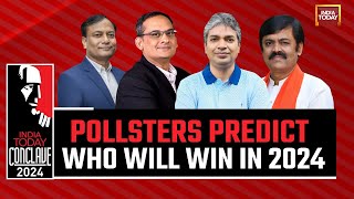 India Today Conclave 2024 Pollsters Forecast Who Will Win 2024 ElectionCVoter AxisMyIndia Predict [upl. by Rickert]