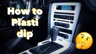 HOW TO PLASTI DIP YOUR INTERIOR [upl. by Novehc]