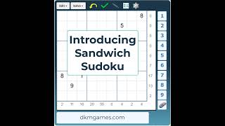 Introducing Sandwich Sudoku [upl. by Nattie]