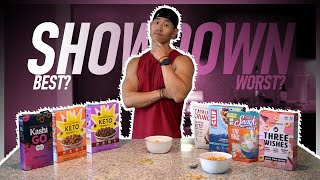 ULTIMATE CEREAL REVIEW HIGH PROTEIN LOW CARB HEALTHY KETO CEREALS REVIEW WALMART AND AMAZON FINDS [upl. by Nelram]