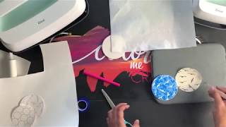 How To Make Coasters With Cricut Infusible Ink Transfer Sheets [upl. by Alderman]