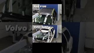 Crash Test Volvo XC90 Vs F150 [upl. by Anastasio]