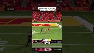 Madden Online Franchise Game of the Year nfl madden madden25 kansascitychiefs football [upl. by Hammerskjold621]