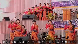 Fwisi Fwisi  Sarubengra Youth Dept  Bodo Gospel Dance Performance [upl. by Lurie40]