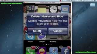 How to Hide Apps Application Icons On iPhone iPod amp iPad On Any iOS No Jailbreak Required [upl. by Annait]