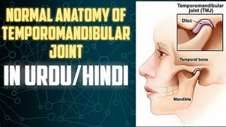 Anatomy of Temporomandibular Joint in detailIn urduhindi [upl. by Nomelc]