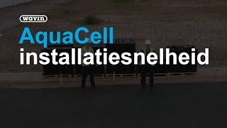 Wavin  AquaCell installatiesnelheid timelaps [upl. by Tiphany30]