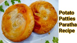 New Style Potato Patties Paratha Recipe 😋TakaTak Food Secrets [upl. by Vilma624]