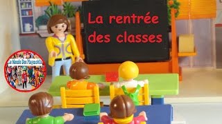 Playmobil  La rentrée des classes de lécole SOUSTITREE  Back to school [upl. by Haianeb]