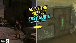 EASY GUIDE Dyeing to Find it Shrine Quest  Zelda Tears of the Kingdom Walkthrough [upl. by Pedroza]