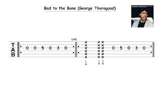 Bad to the Bone George Thorogood  Playalong [upl. by Patience]