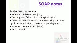 Subjective Objective Assessment Plan SOAP notes [upl. by Biron]