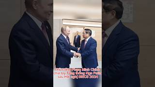 FULL Thủ tướng Phạm Minh Chính chia tay Tổng thống Nga Vladimir Putin sau Hội nghị BRICS 2024 [upl. by Auqinu]