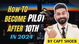 How to become pilot after 10th in 2024 Private pilot license [upl. by Senskell]