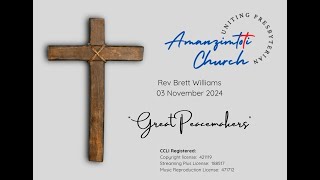 Amanzimtoti Uniting Presbyterian Church Sunday 03 November 2024 [upl. by Koosis]