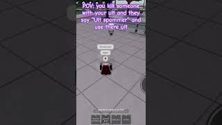 LOL I GOT CAUGHT SURPRISED with a Ult Lolroblox thestrongestbattlegrounds ￼ [upl. by Notsob]