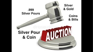 Live Silver Pour amp Coin Auction 9 110124 [upl. by Acire]