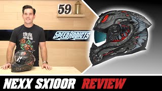 Nexx SX100R Helmet Review at SpeedAddictscom [upl. by Eniahpets]