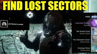 How To Find quotLost Sectorsquot In Destiny 2 EDZ TITAN IO amp Nessus [upl. by Bobbie244]