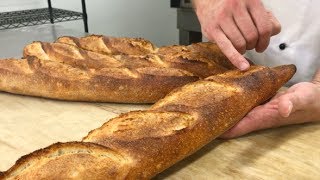 Shaping and Baking Artisan Baguettes [upl. by Yager]