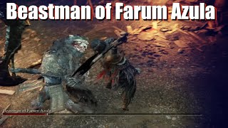 Beastman of Farum Azula boss fight HD  Elden Ring [upl. by Leeth]